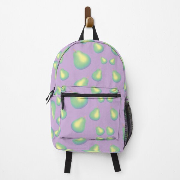 Aperçu de l'œuvre Rainbow Pastel Pear - Cute Rainbow Per Emoji - Blue Pattern créée et vendue par Annisa Yuwanda.