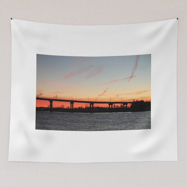 Item preview, River Bridge At Sundown designed and sold by Cynthia48.