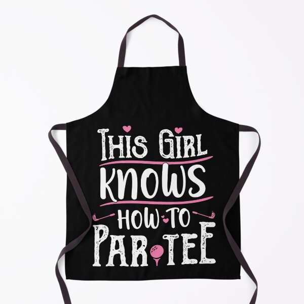 Item preview, This Girl Knows How To Par Tee - Funny Lets Party Golf Gift print designed and sold by theodoros20.