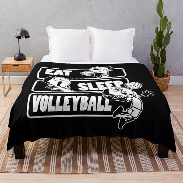 Aperçu de l'œuvre Eat Sleep Volleyball - Produit cadeau pour joueur de Beach Volley créée et vendue par theodoros20.