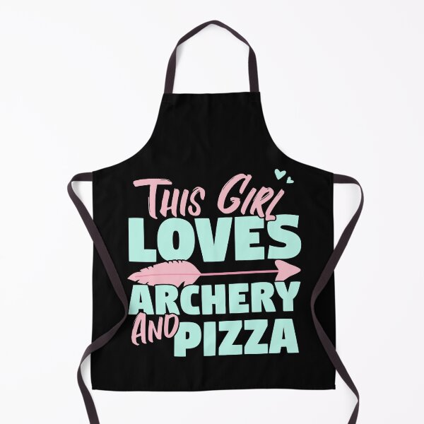 Item preview, This Girl Loves Archery And Pizza Gift product designed and sold by theodoros20.