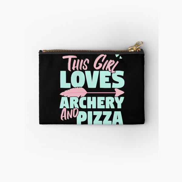 Item preview, This Girl Loves Archery And Pizza Gift product designed and sold by theodoros20.
