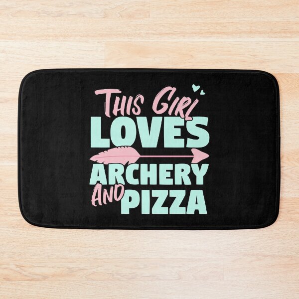 Item preview, This Girl Loves Archery And Pizza Gift product designed and sold by theodoros20.