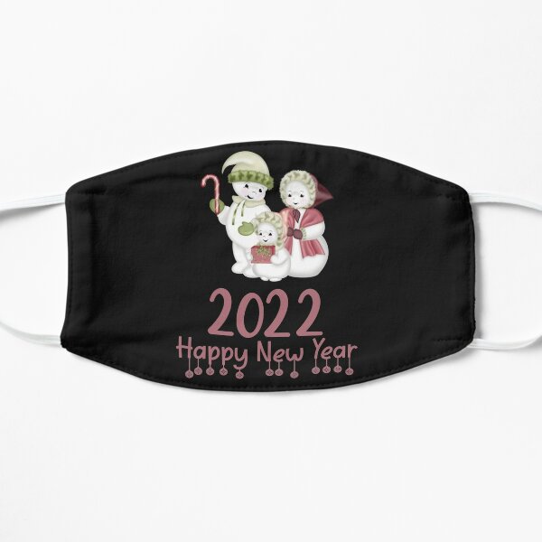 Happy New Year Flat Mask