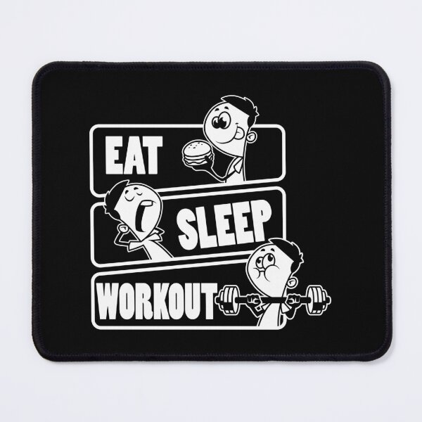 Item preview, Eat Sleep Workout Repeat - Funny Work Out Gym Gift design designed and sold by theodoros20.