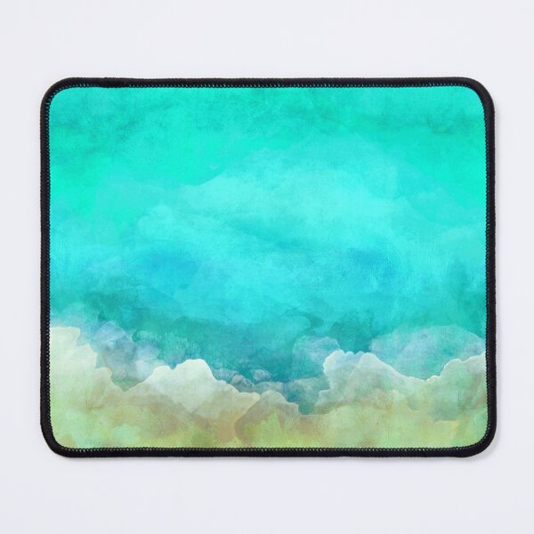 Item preview, Abstract, contemporary painting, teal, white, pastel designed and sold by Svitac.
