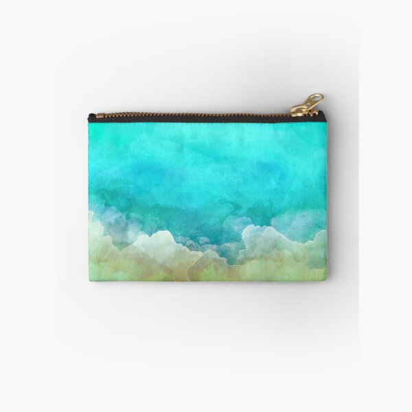 Item preview, Abstract, contemporary painting, teal, white, pastel designed and sold by Svitac.