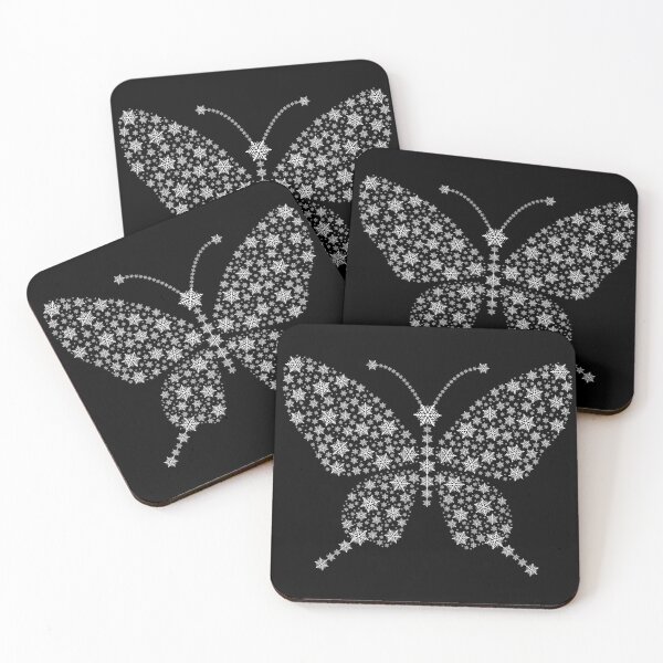 Item preview, Winter Snowflakes Butterfly Pattern designed and sold by dass-art.