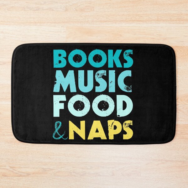 Item preview, Books music food & naps designed and sold by FurioInc.