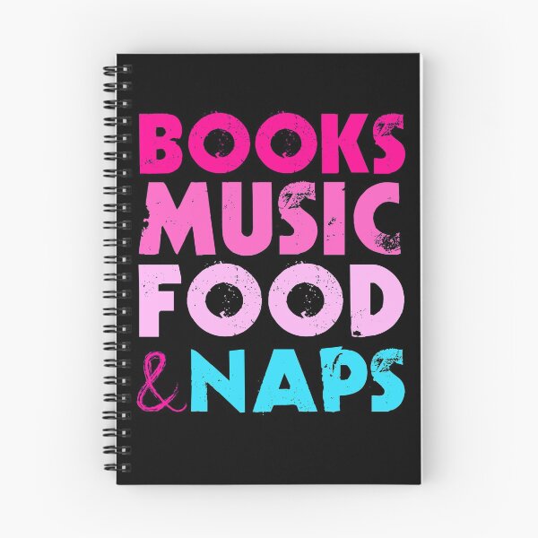 Item preview, Books music food & naps designed and sold by FurioInc.