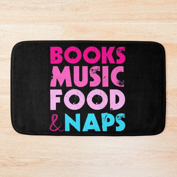 Item preview, Books music food & naps designed and sold by FurioInc.