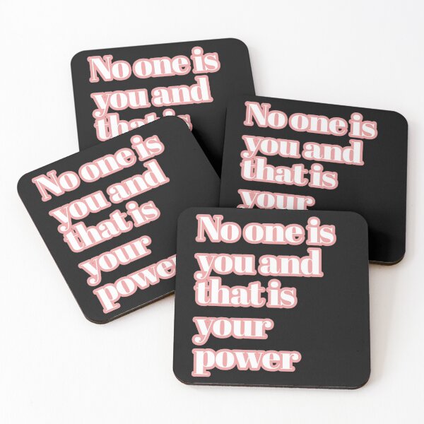Item preview, NO ONE IS YOU THAT IS YOUR POWER QUOTE designed and sold by barasha1111.