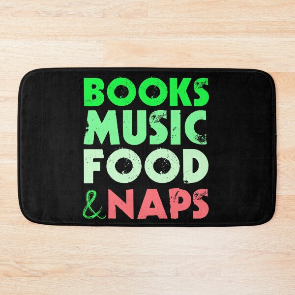 Item preview, Books music food & naps designed and sold by FurioInc.