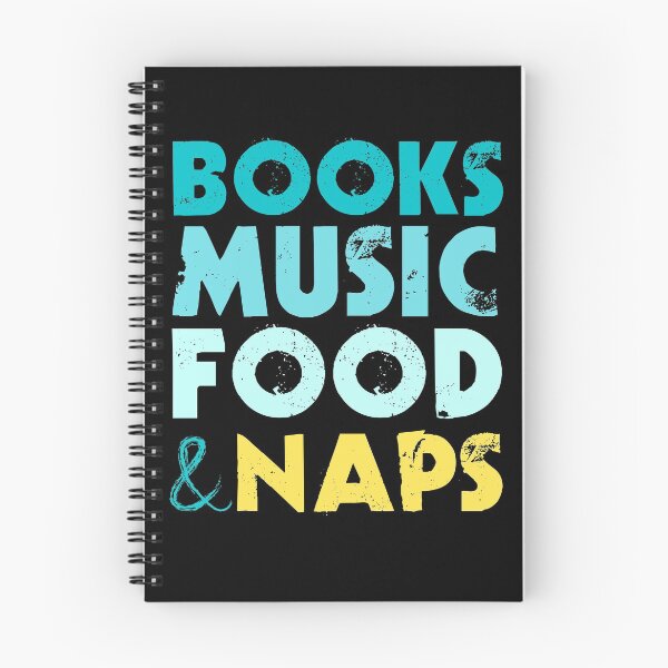 Item preview, Books music food & naps designed and sold by FurioInc.