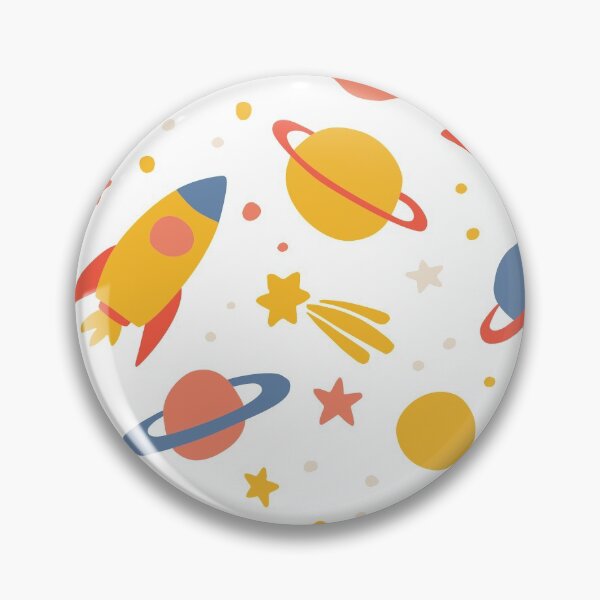 Item preview, rockets and stars. childish background. pattern for child. spatial drawing designed and sold by blackitaa.