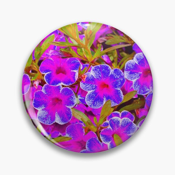 Item preview, Blooming Purple and Blue Petunia designed and sold by IraNiva.