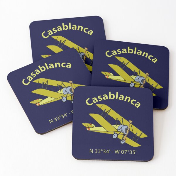 Item preview, Casablanca Flight Coordinates Aviator designed and sold by ElJimmo.