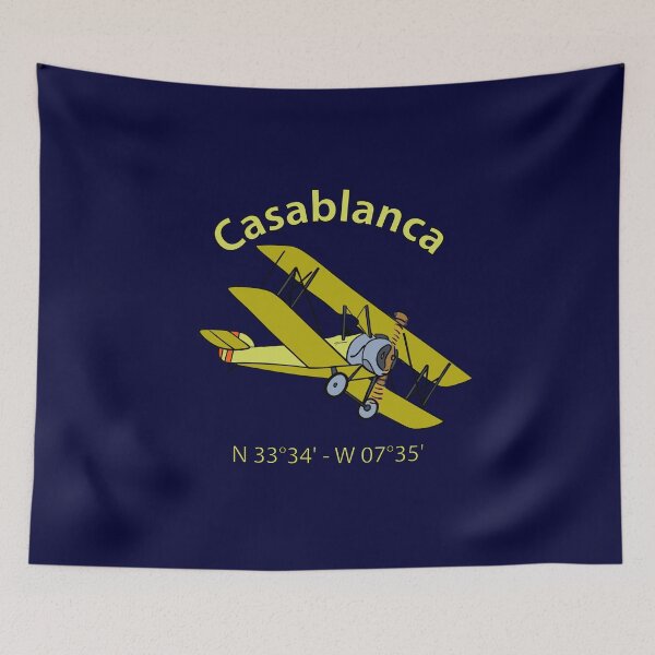 Item preview, Casablanca Flight Coordinates Aviator designed and sold by ElJimmo.