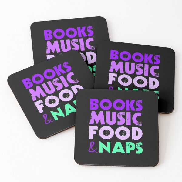 Item preview, Books music food & naps designed and sold by FurioInc.