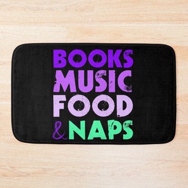 Item preview, Books music food & naps designed and sold by FurioInc.