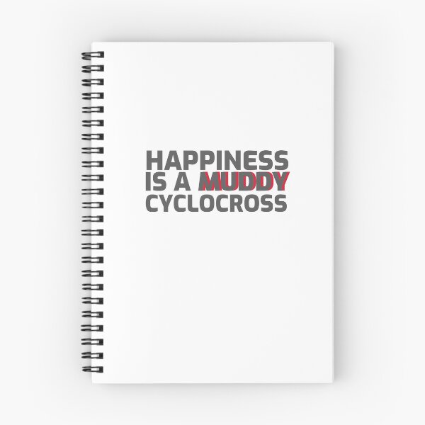 Item preview, Happiness is a muddy cyclocross designed and sold by Whatalifestyle.
