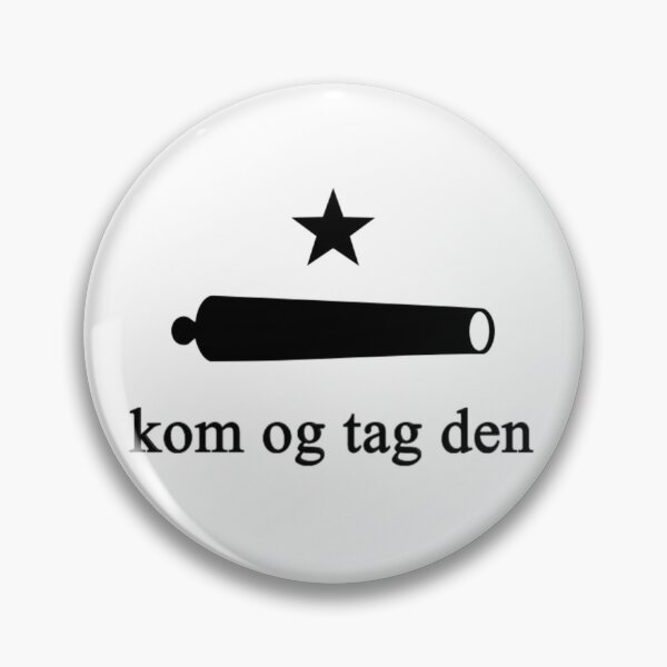 Item preview, 'kom og tag den' flag (Danish Come and Take It Flag) designed and sold by JonathanR1994.