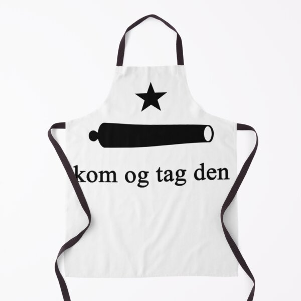 Item preview, 'kom og tag den' flag (Danish Come and Take It Flag) designed and sold by JonathanR1994.