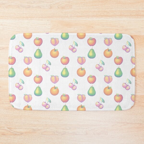 Artikelvorschau, Colorful Rainbow Pastel Fruit - Cute Rainbow Pear Orange Cherry Apple Peach Emoji entworfen und verkauft von Annisa Yuwanda.