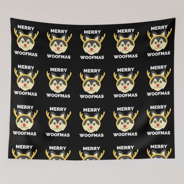 Item preview, Merry Woofmas - Merry Woofmas Funny Merry Christmas Tree Dogs Lovers Owner Gift For Women Men designed and sold by ExploreTheStore.