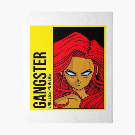 Gangster Girl Art Board Prints For Sale Redbubble