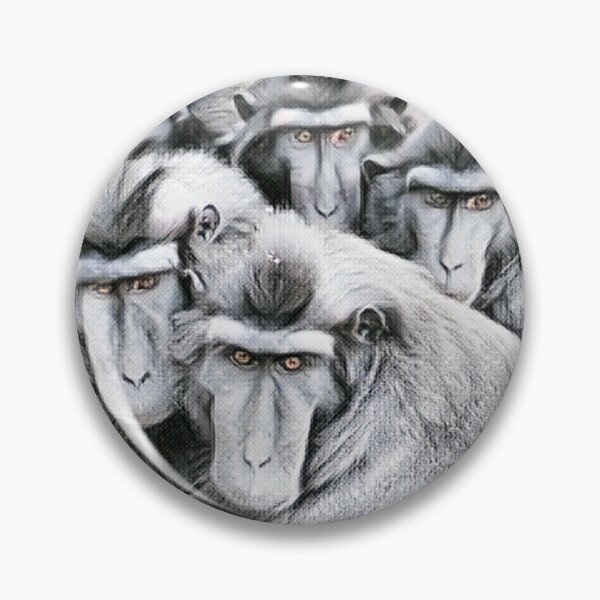 Item preview, Critically Endangered - Sulawesi Crested Macaque designed and sold by Bluelizzy.