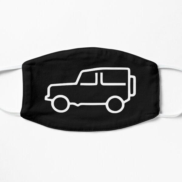 4x4 Geländewagen 90 Weiß Flache Maske
