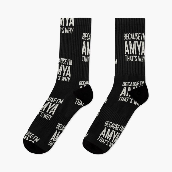 Item preview, Because I’m Amya That’s Why Funny Personalized Name designed and sold by MariosNydras.
