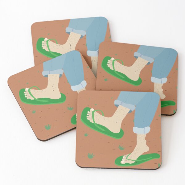 Item preview, Chanclas Stinky Feet designed and sold by chewingcharcoal.