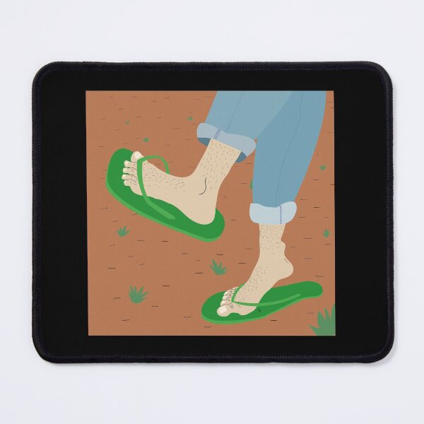Item preview, Stinky Feet Flip flops designed and sold by chewingcharcoal.