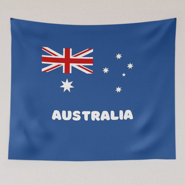 Item preview, Australian Flag designed and sold by hijackhippo.