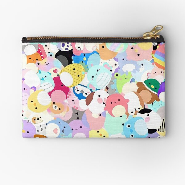 Squishmallows Chaotic Frenzy Cute Squishmallow Artwork Zipper Pouch