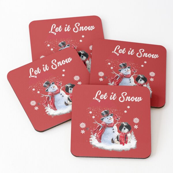 Artikelvorschau, Shih Tzu Let Snow Christmas entworfen und verkauft von TowTowStudio.