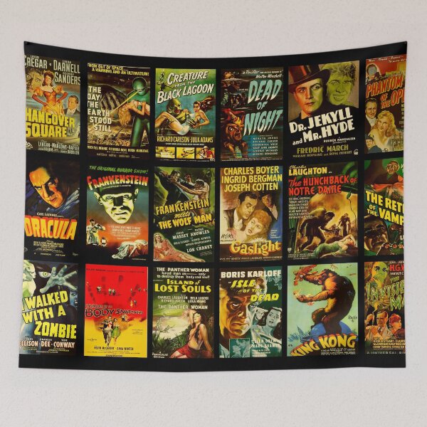 Item preview, Vintage Classic Horror Monster Movie Posters designed and sold by goodbai.
