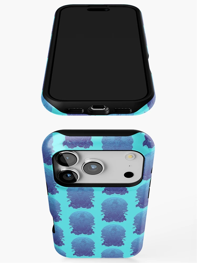 Thumbnail 3 of 4, iPhone Case, blue designed and sold by InfinitePathArt.