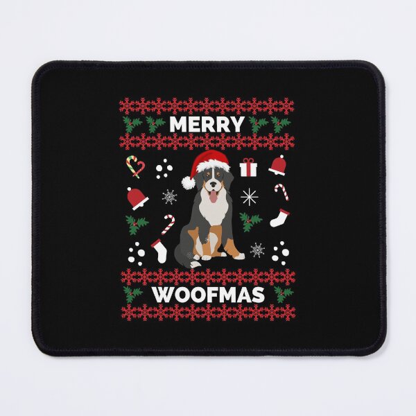Item preview, Bernese Mountain Dog Merry Woofmas Christmas Gift - Merry Woofmas Bernese Mountain Dog Christmas Holiday designed and sold by ExploreTheStore.