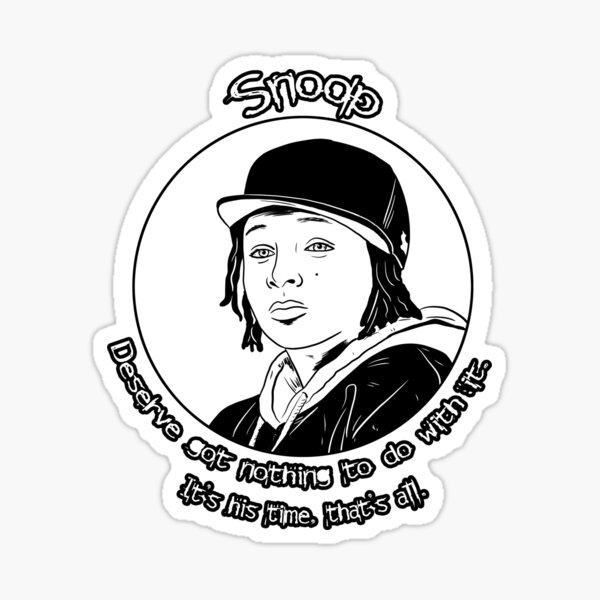 Artikel-Vorschau von Snoop - Der Draht, designt und verkauft von blacksnowcomics.
