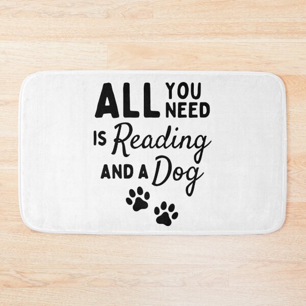 Item preview, All you need is reading and a dog designed and sold by TheGreenGoat.