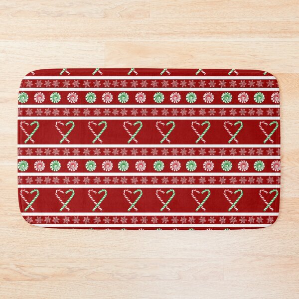 Item preview, Winter Peppermint stripes designed and sold by Quick Brown Fox Canada.