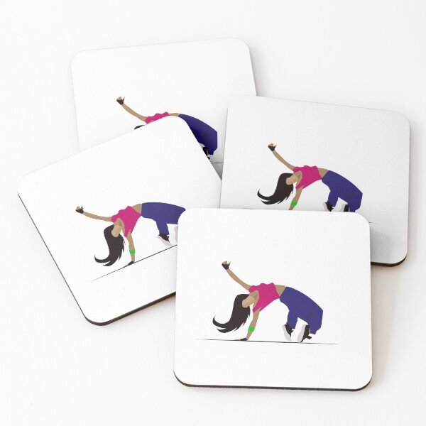Item preview, Teen girl dancing break dance. Isolated on a white background designed and sold by deeplaxman.