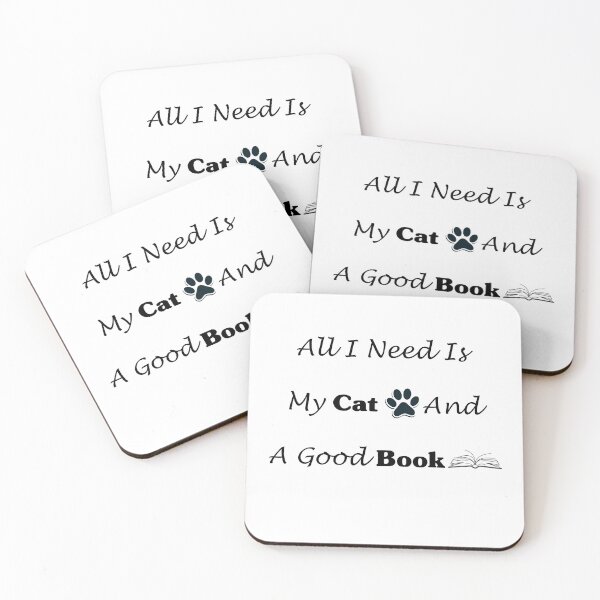 Item preview, All I Need is My Cat and a Good Book T-shirt designed and sold by Innovational.