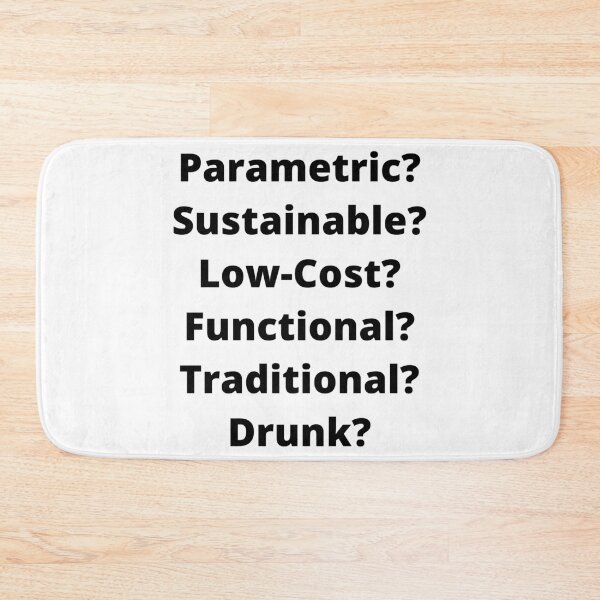 Item preview, Drunk architecture designed and sold by Zilch-o.