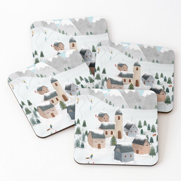 Item preview, Winter village designed and sold by NenaPavelic.