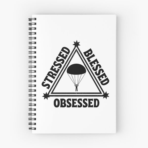 Item preview, Sky Diving: Stressed. Blessed. Obsessed. designed and sold by TheGreenGoat.