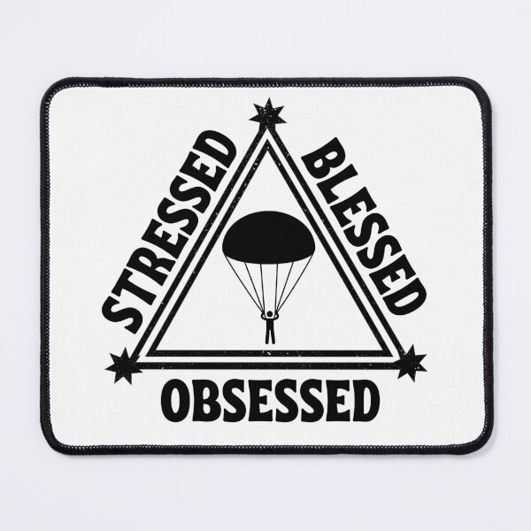 Item preview, Sky Diving: Stressed. Blessed. Obsessed. designed and sold by TheGreenGoat.